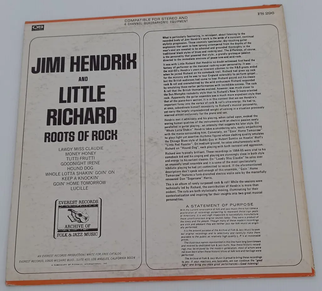 Jimi Hendrix And Little Richard, Roots Of Rock Image 1++